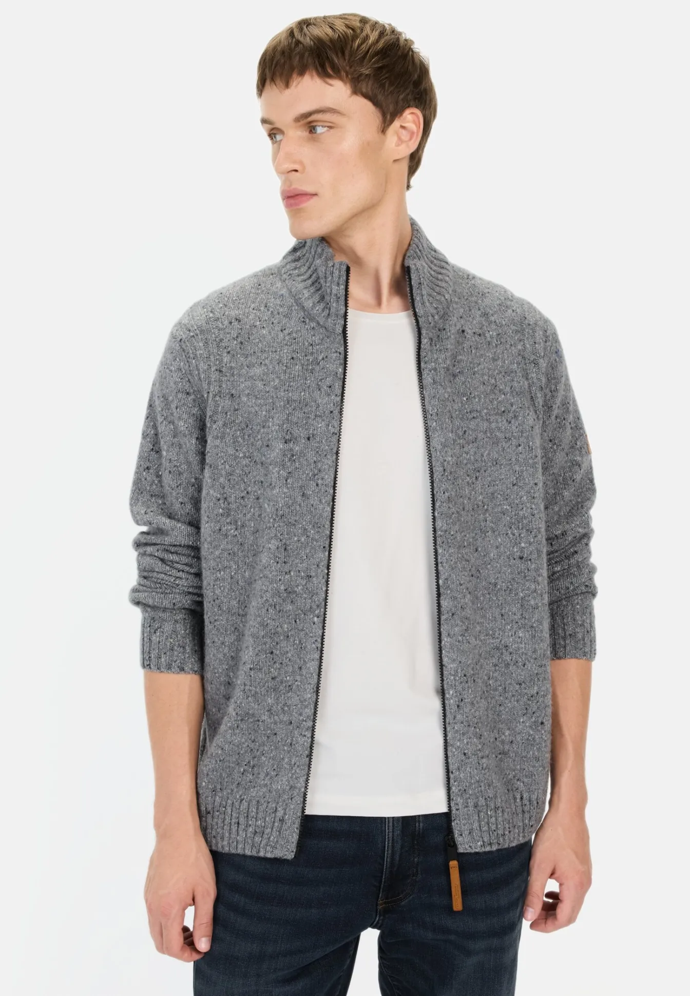 Herren Camel Active Pullover & Cardigan^Strickjacke aus nachhaltiger Merinowolle