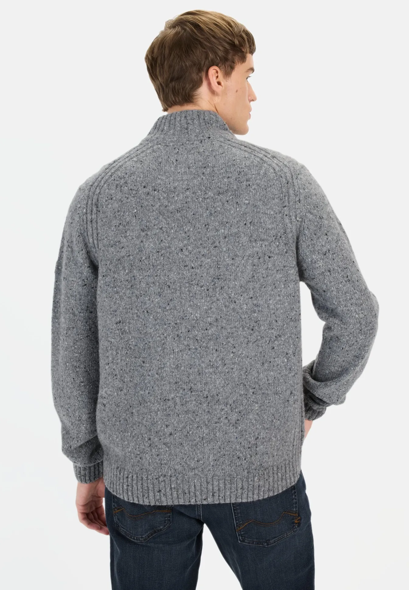 Herren Camel Active Pullover & Cardigan^Strickjacke aus nachhaltiger Merinowolle