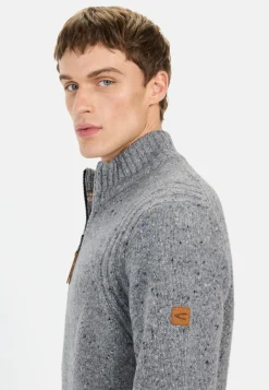 Herren Camel Active Pullover & Cardigan^Strickjacke aus nachhaltiger Merinowolle