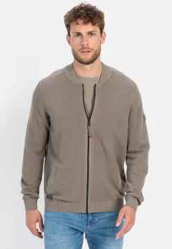 Herren Camel Active Pullover & Cardigan^Strickjacke aus zertifiziertem organic Cotton