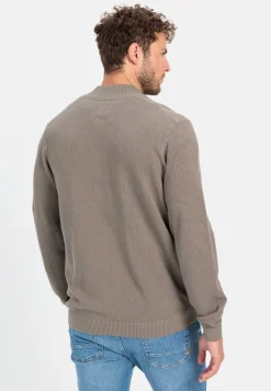 Herren Camel Active Pullover & Cardigan^Strickjacke aus zertifiziertem organic Cotton
