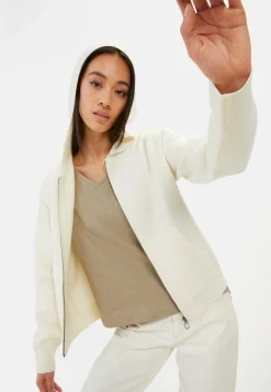 Damen Camel Active Pullover & Cardigans^Strickjacke mit Kapuze