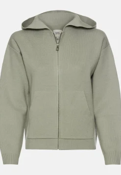 Damen Camel Active Pullover & Cardigans^Strickjacke mit Kapuze
