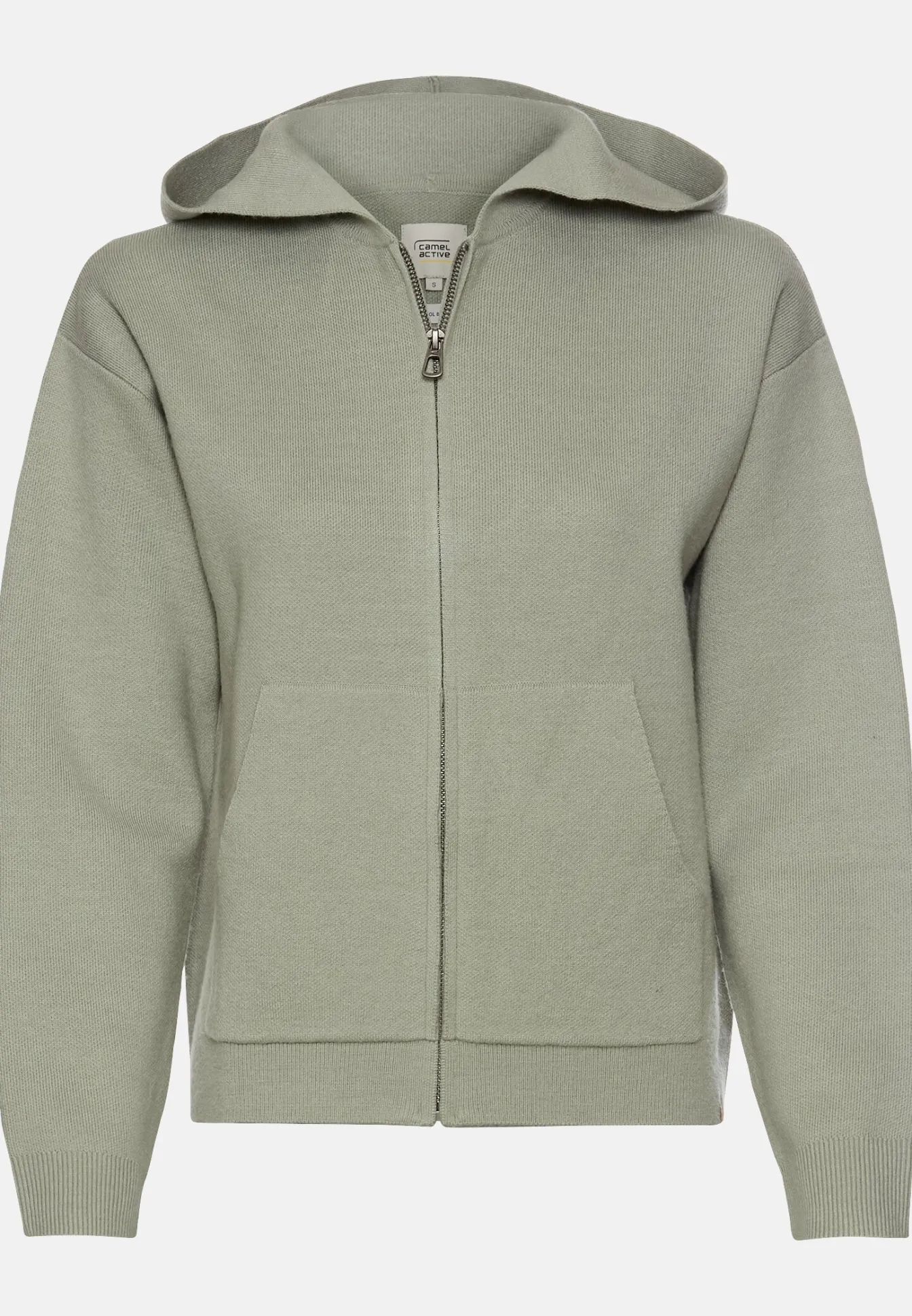 Damen Camel Active Pullover & Cardigans^Strickjacke mit Kapuze