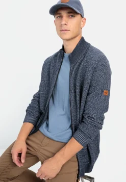 Herren Camel Active Pullover & Cardigan^Strickjacke mit Reißverschluss