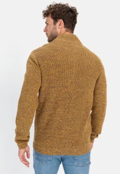 Herren Camel Active Pullover & Cardigan^Strickjacke mit Reißverschluss