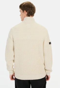 Herren Camel Active Pullover & Cardigan^Strickjacke mit verstecktem Reißverschluss