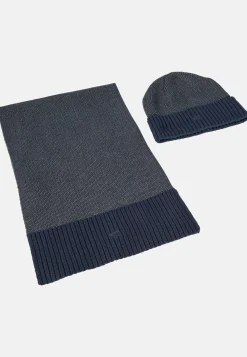 Herren Camel Active Schals & Tücher|Caps & Mützen^Strickmütze und Schal in Geschenkbox