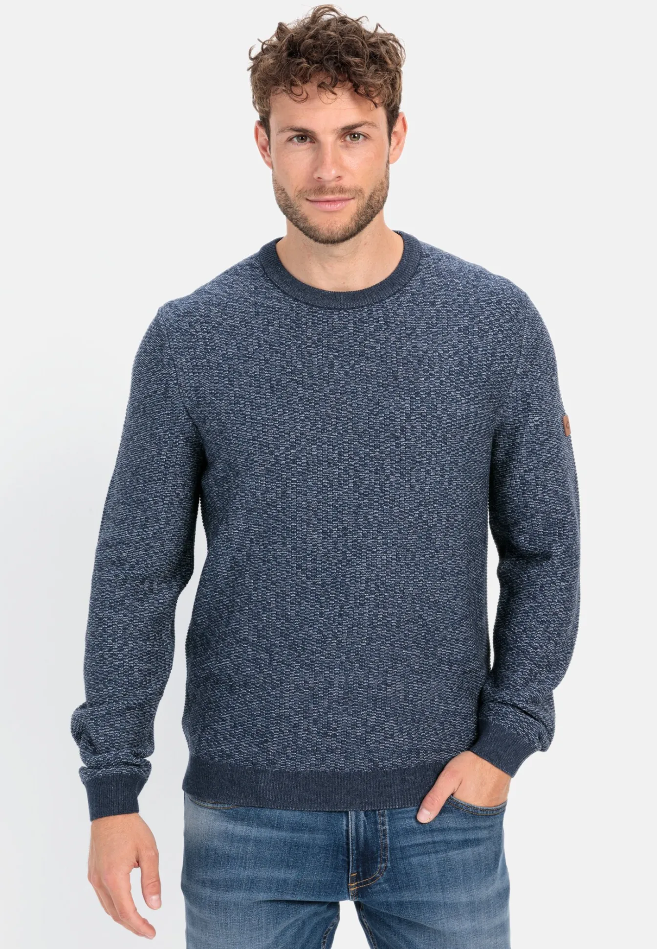 Herren Camel Active Pullover & Cardigan^Strickpullover aus einem Baumwollmix
