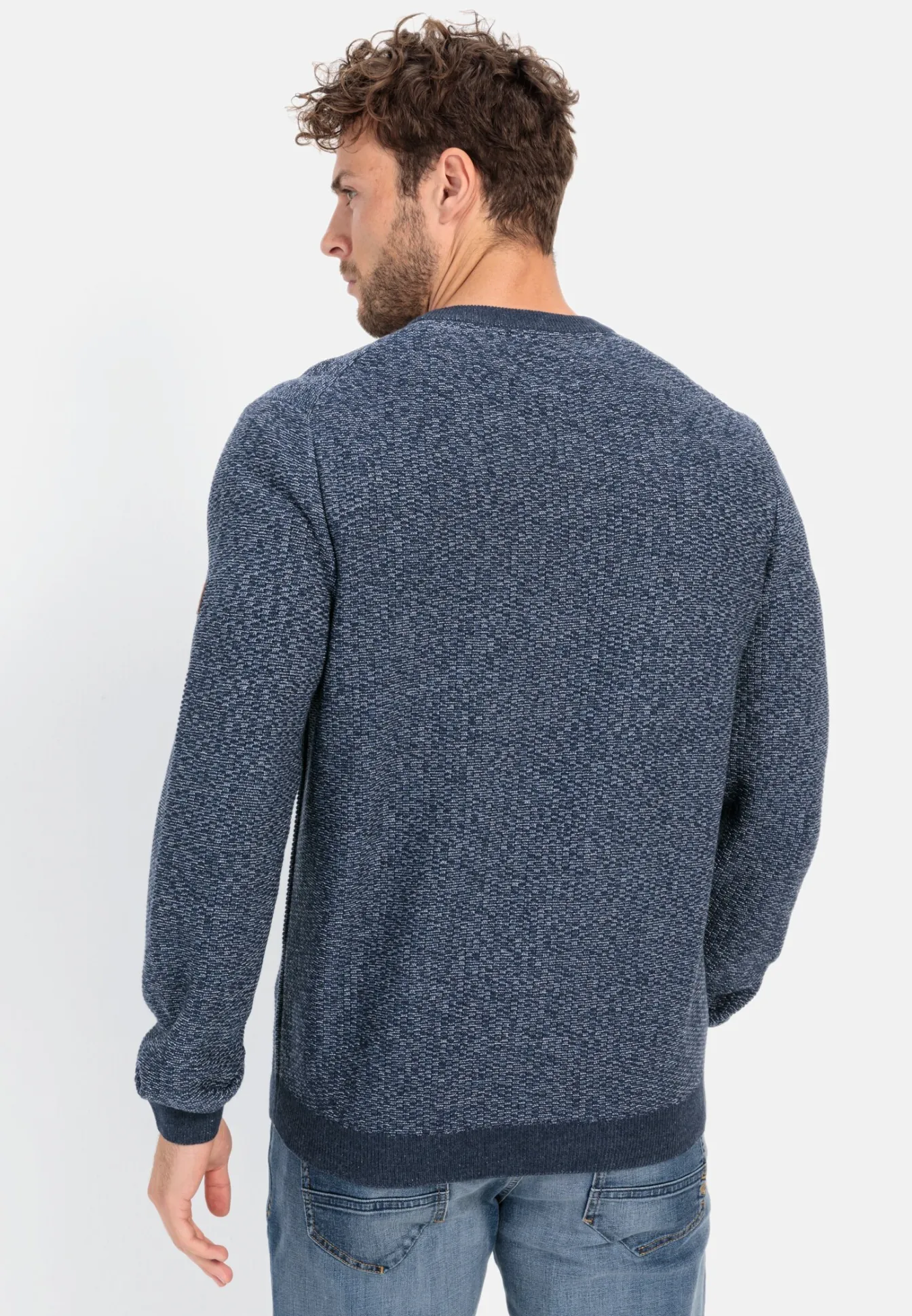 Herren Camel Active Pullover & Cardigan^Strickpullover aus einem Baumwollmix