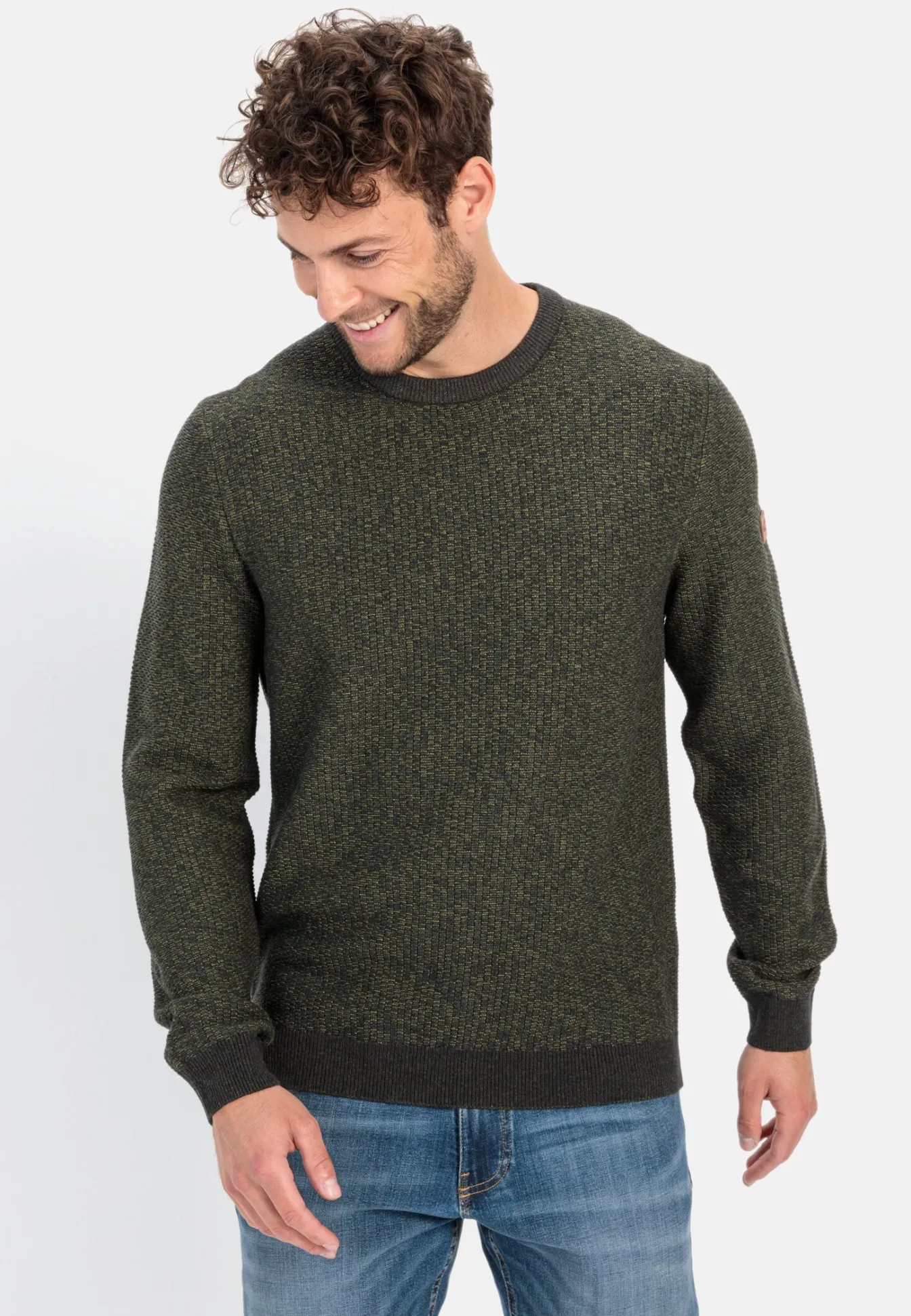 Herren Camel Active Pullover & Cardigan^Strickpullover aus einem Baumwollmix