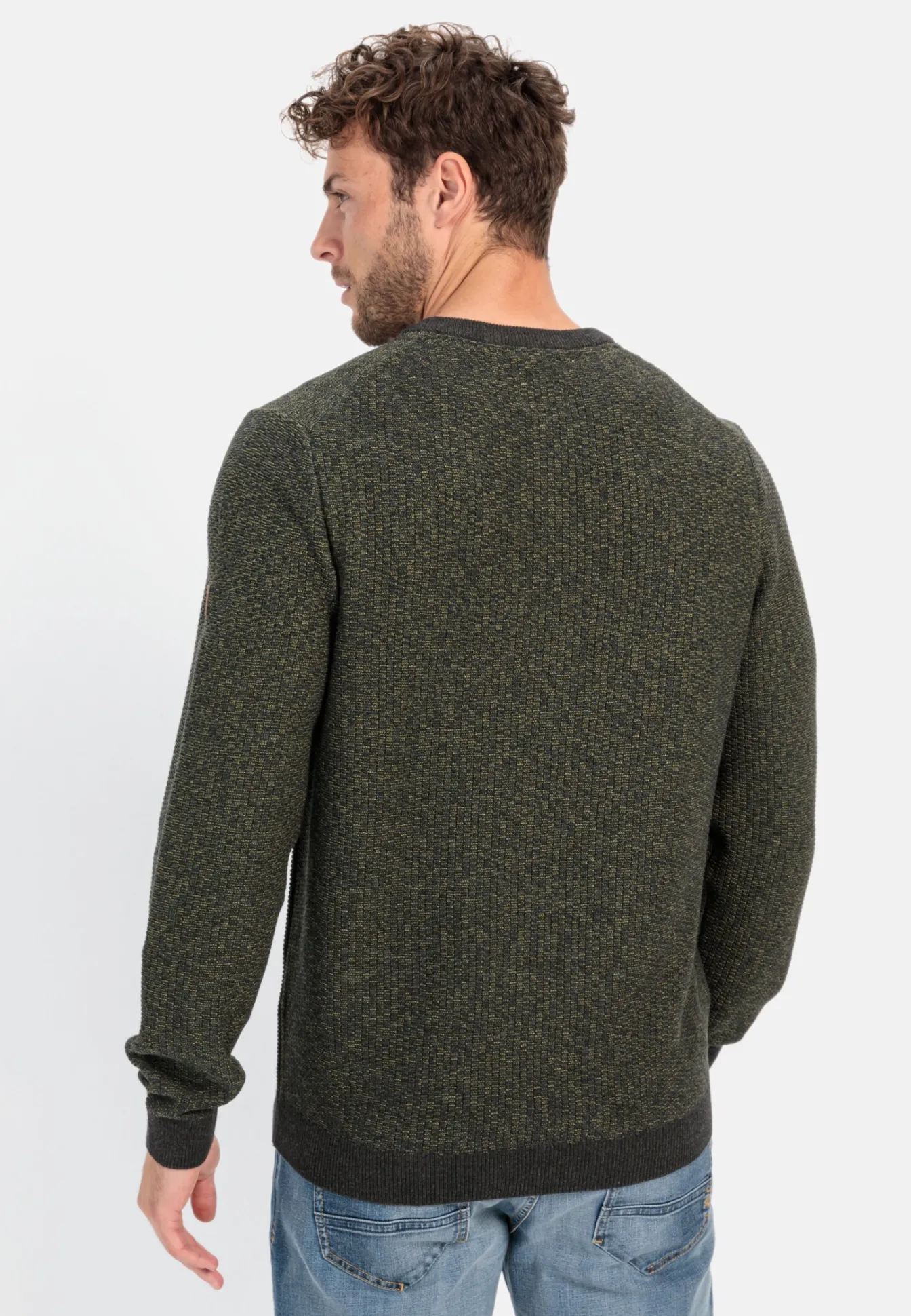Herren Camel Active Pullover & Cardigan^Strickpullover aus einem Baumwollmix