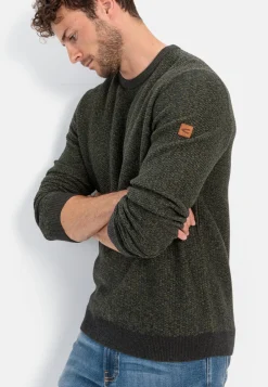 Herren Camel Active Pullover & Cardigan^Strickpullover aus einem Baumwollmix