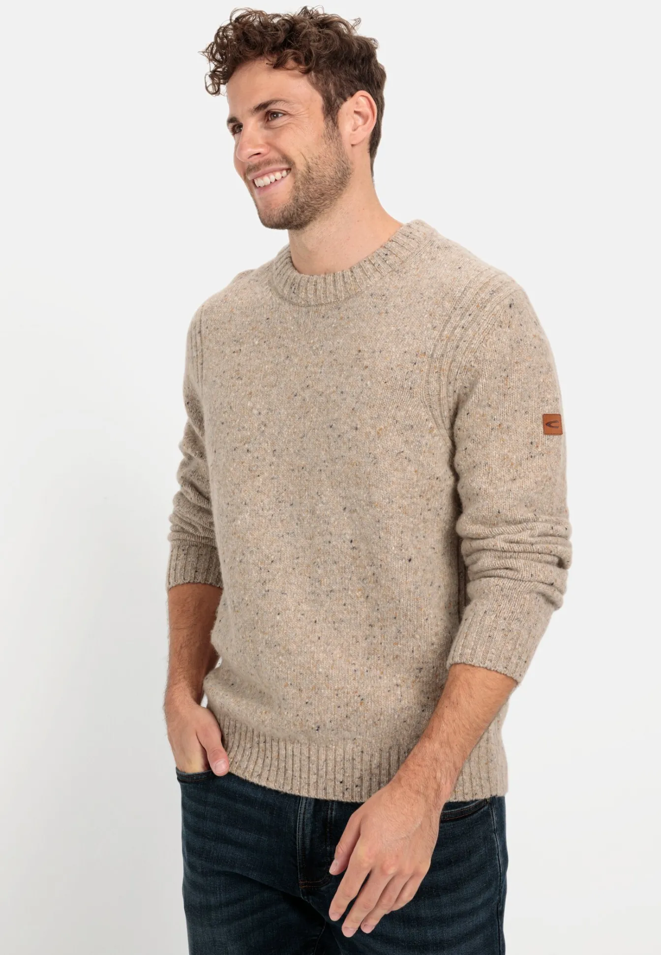 Herren Camel Active Pullover & Cardigan^Strickpullover aus Merinowolle