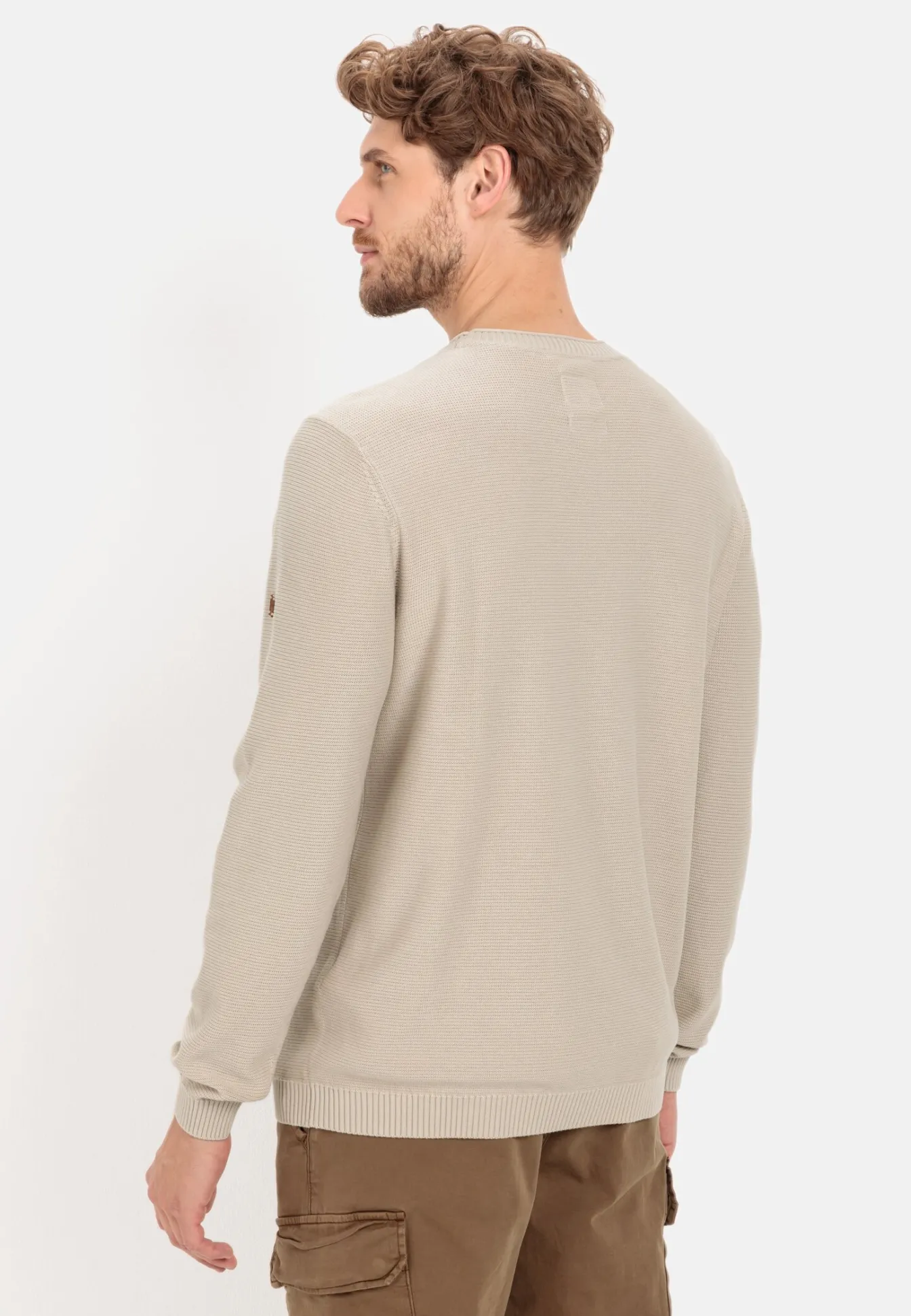 Herren Camel Active Pullover & Cardigan^Strickpullover aus Organic Cotton