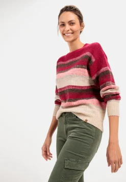 Damen Camel Active Pullover & Cardigans^Strickpullover aus recyceltem Materialmix