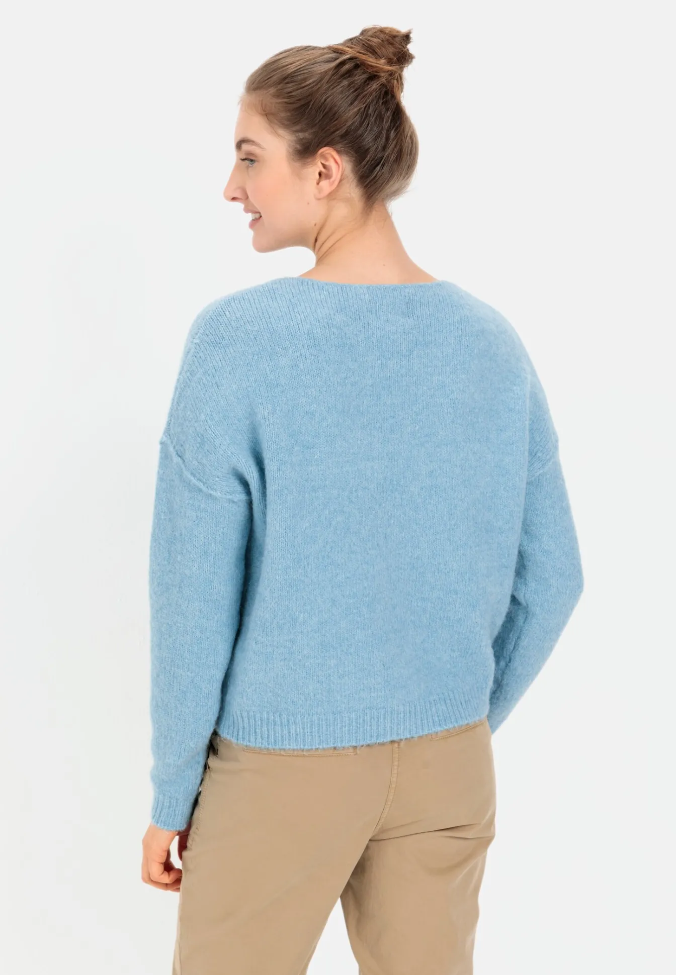 Damen Camel Active Pullover & Cardigans^Strickpullover im leichten Oversize Fit