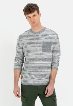 Herren Camel Active Pullover & Cardigan^Strickpullover im Streifenmuster