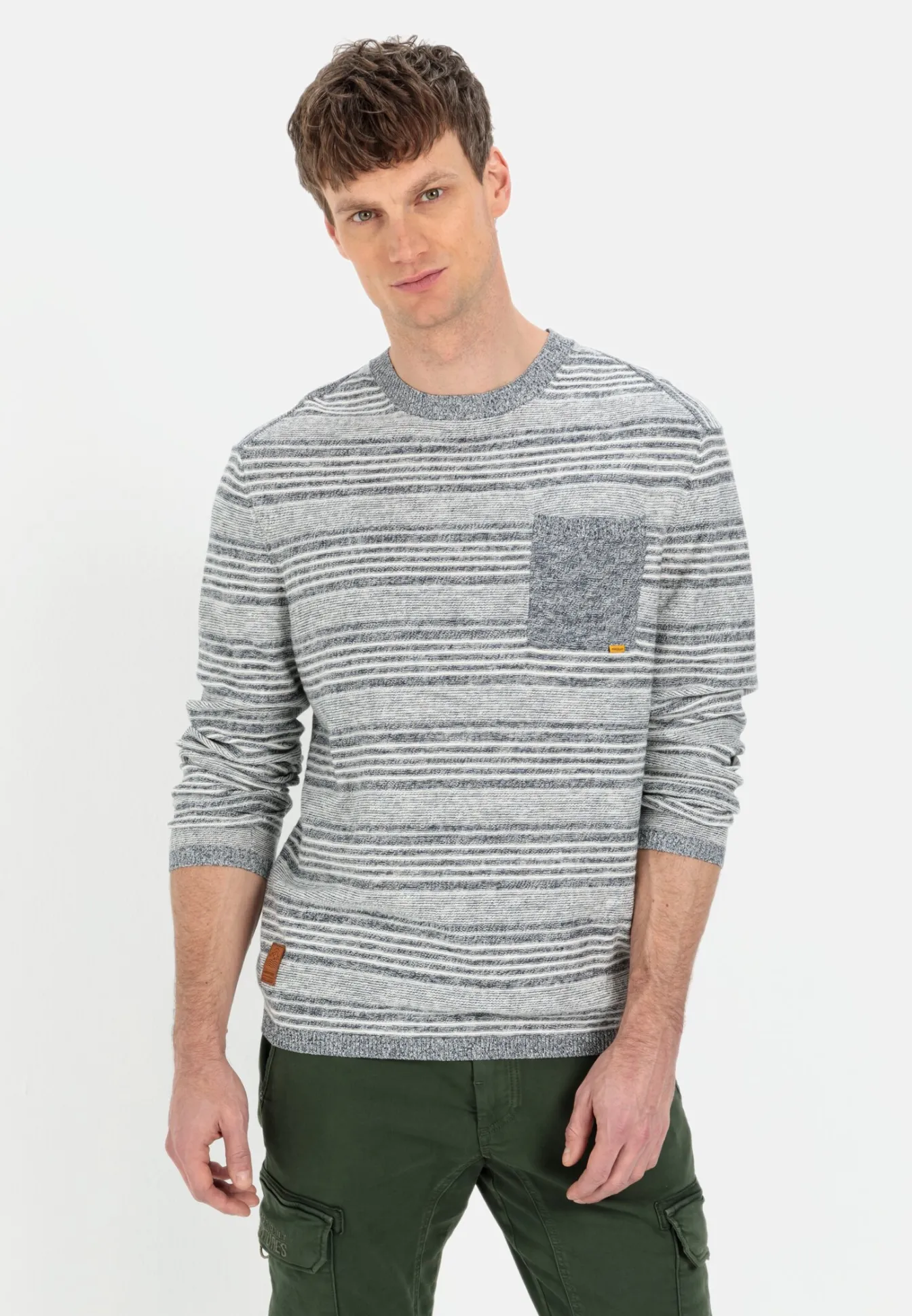 Herren Camel Active Pullover & Cardigan^Strickpullover im Streifenmuster