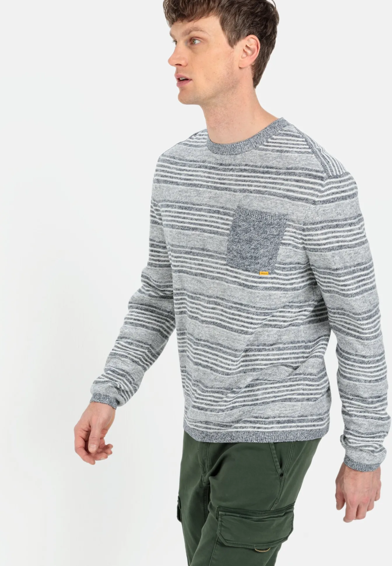 Herren Camel Active Pullover & Cardigan^Strickpullover im Streifenmuster