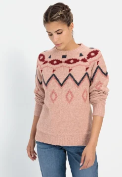 Damen Camel Active Pullover & Cardigans^Strickpullover mit Norwegermuster