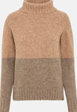 Damen Camel Active Pullover & Cardigans^Strickpullover mit Rollkragen