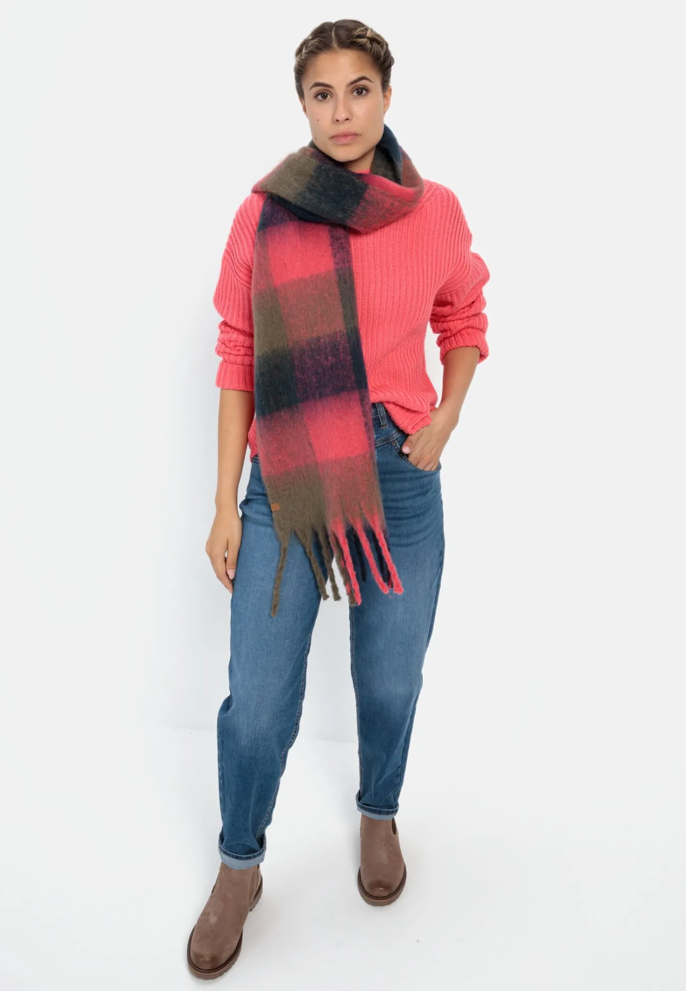 Damen Camel Active Pullover & Cardigans^Strickpullover mit Rollkragen