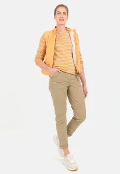 Damen Camel Active Pullover & Cardigans^Strickpullover mit Streifenmuster