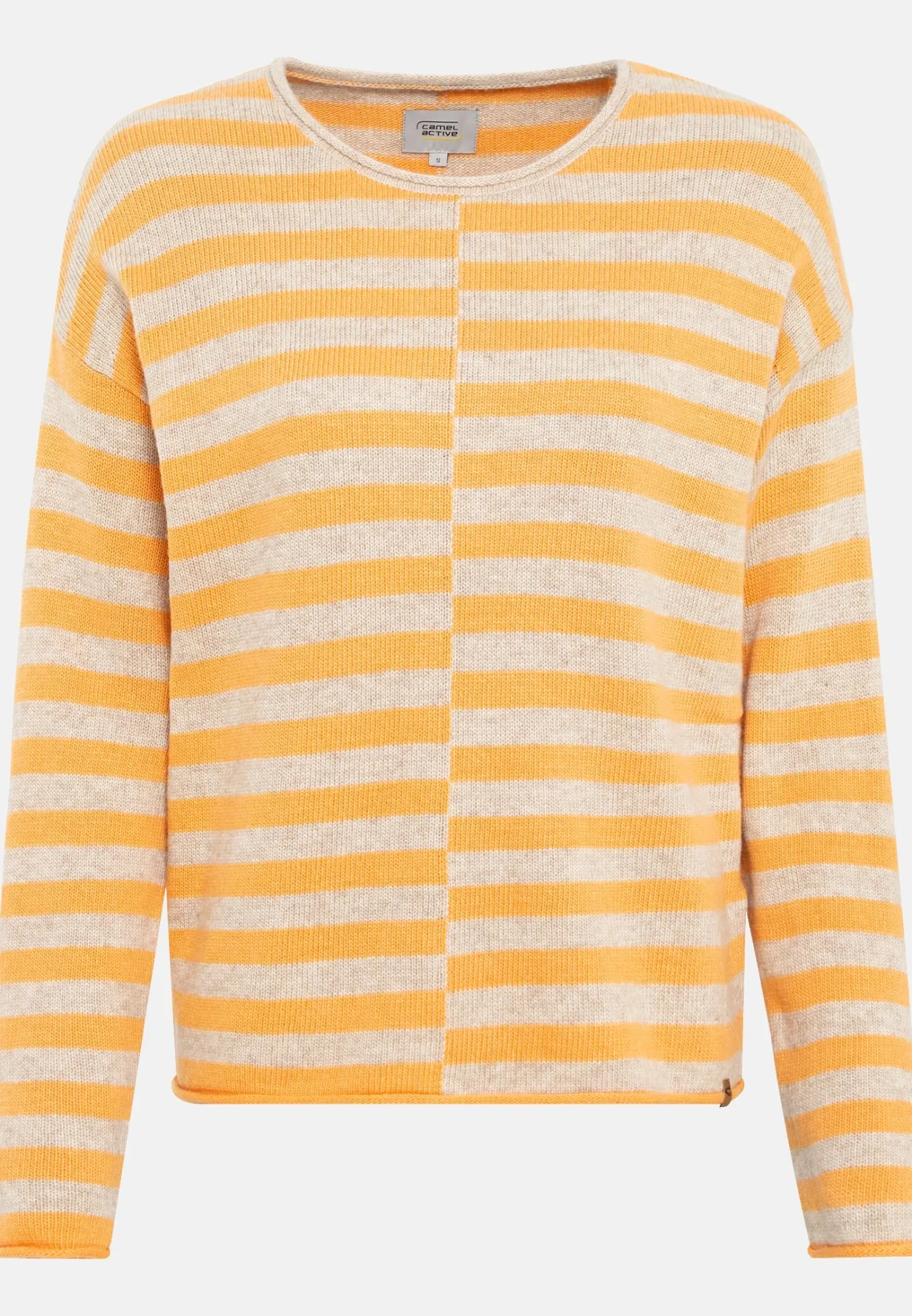 Damen Camel Active Pullover & Cardigans^Strickpullover mit Streifenmuster