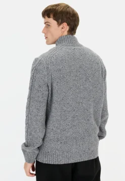 Herren Camel Active Pullover & Cardigan^Strickpullover mit Troyer-Kragen