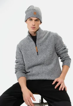 Herren Camel Active Pullover & Cardigan^Strickpullover mit Troyer-Kragen