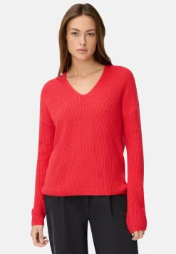 Damen Camel Active Pullover & Cardigans^Strickpullover mit V-Ausschnitt