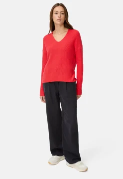 Damen Camel Active Pullover & Cardigans^Strickpullover mit V-Ausschnitt