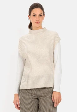Damen Camel Active Pullover & Cardigans^Strick-Pullunder mit Turtleneck