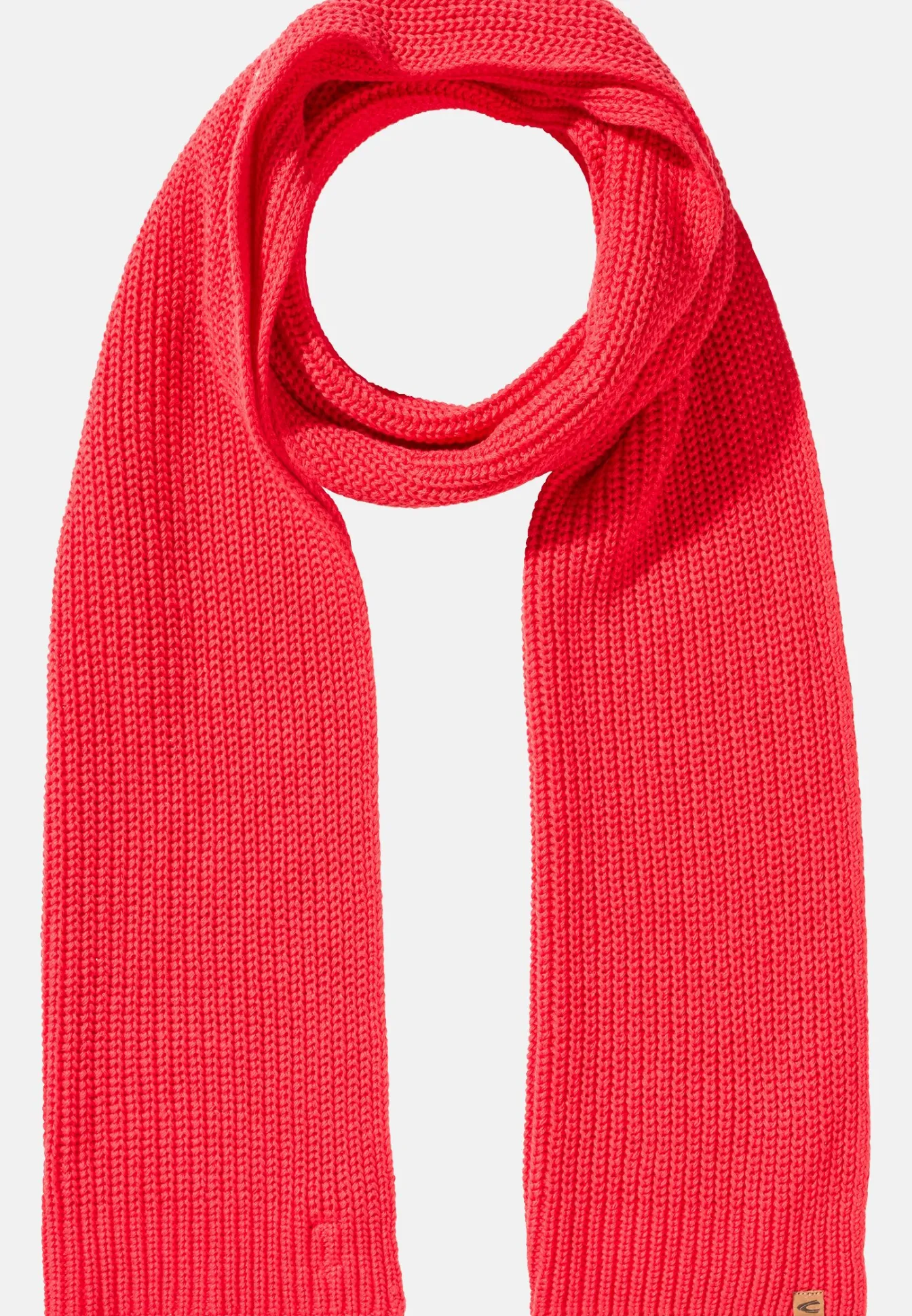 Damen Camel Active Schals & Tücher^Strickschal aus reiner Baumwolle