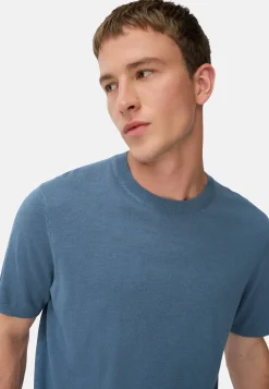 Herren Camel Active T-Shirts & Polos^Strickshirt aus reiner Baumwolle
