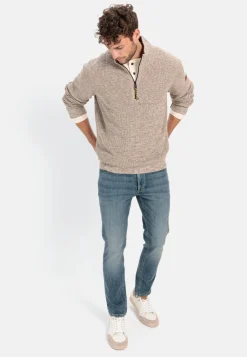 Herren Camel Active Pullover & Cardigan^Stricktroyer aus Baumwollmix