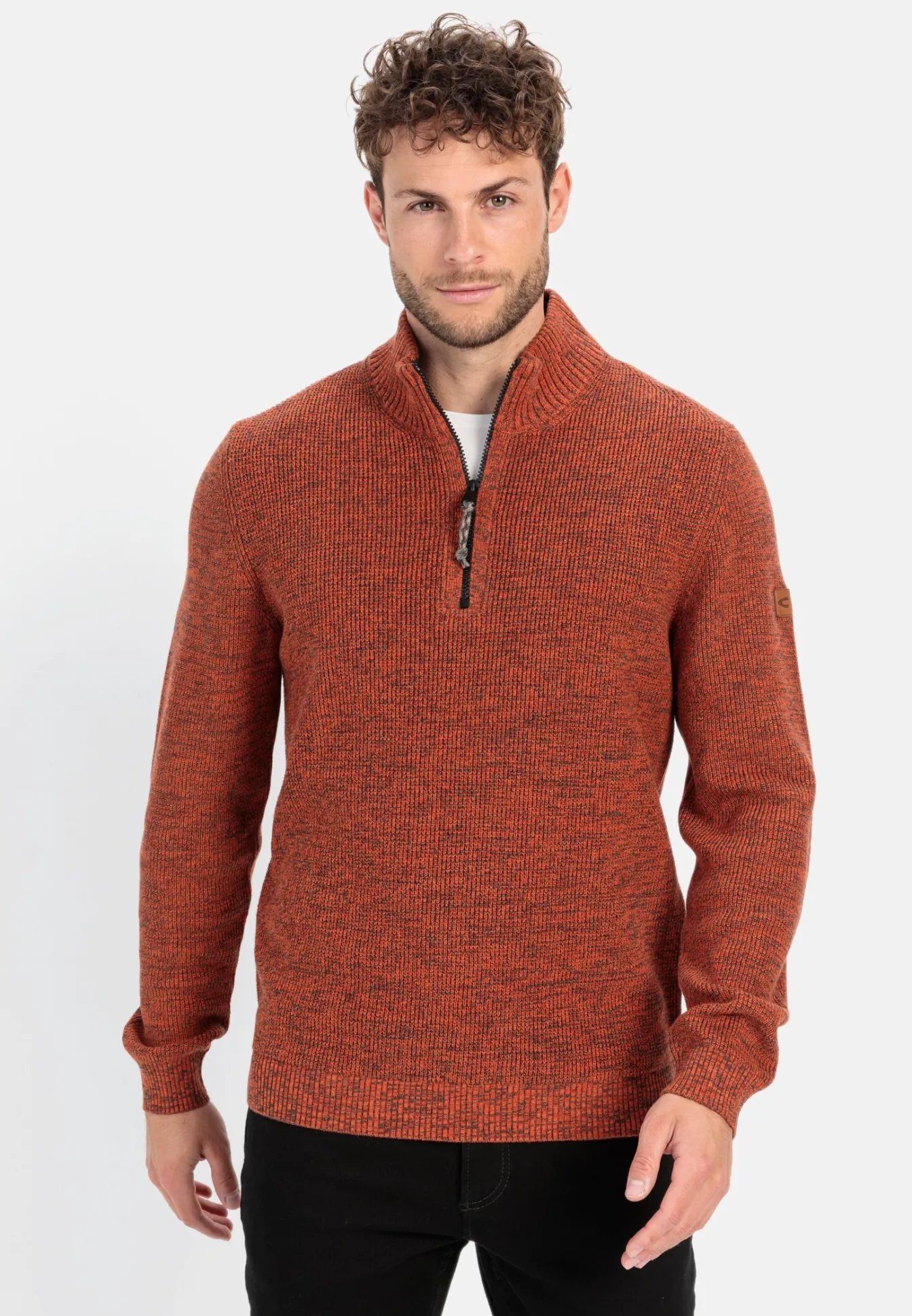 Herren Camel Active Pullover & Cardigan^Stricktroyer aus Baumwollmix