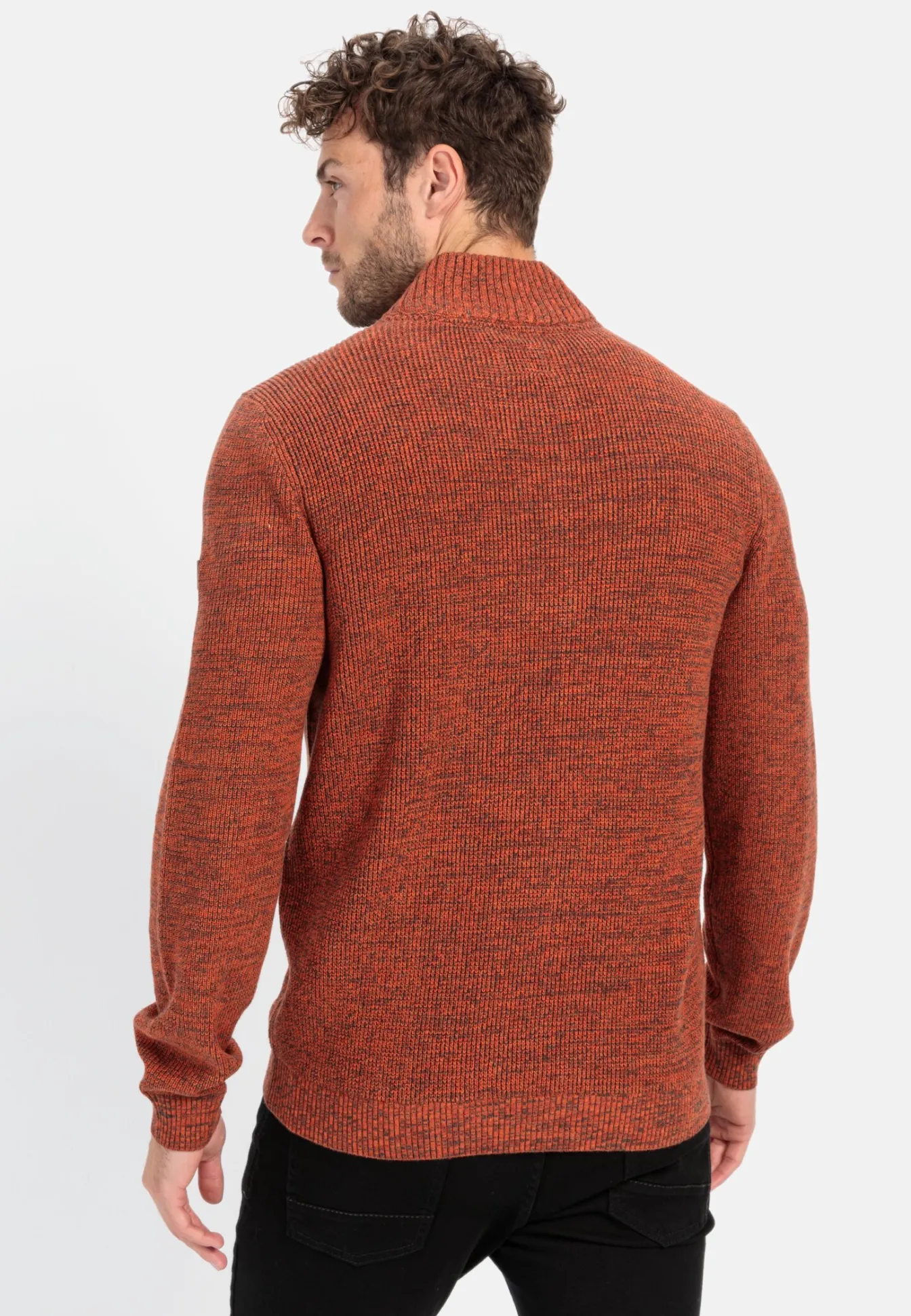 Herren Camel Active Pullover & Cardigan^Stricktroyer aus Baumwollmix