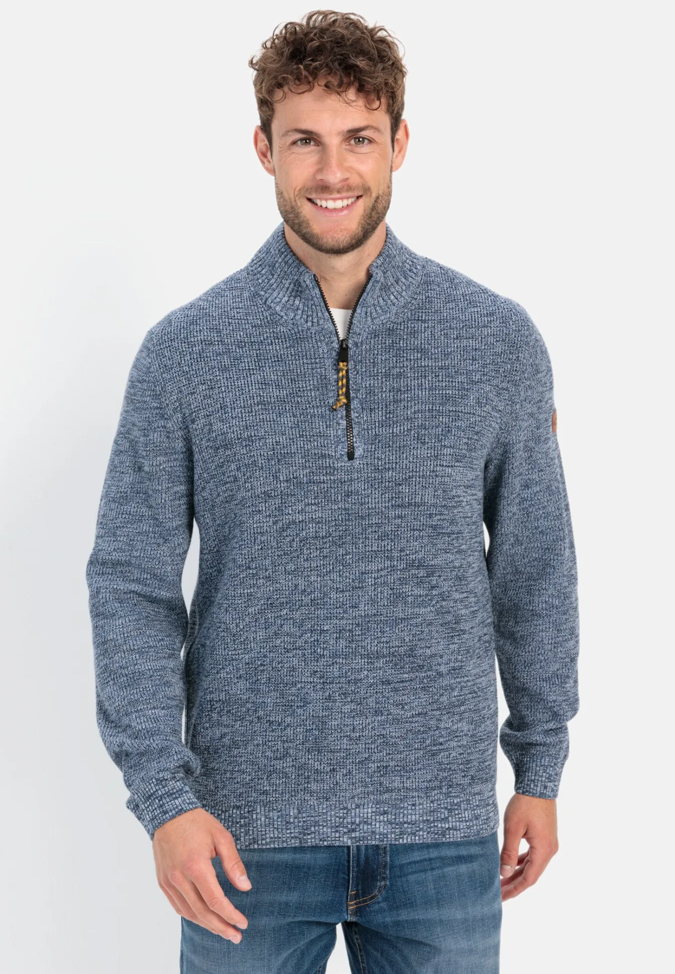 Herren Camel Active Pullover & Cardigan^Stricktroyer aus Baumwollmix
