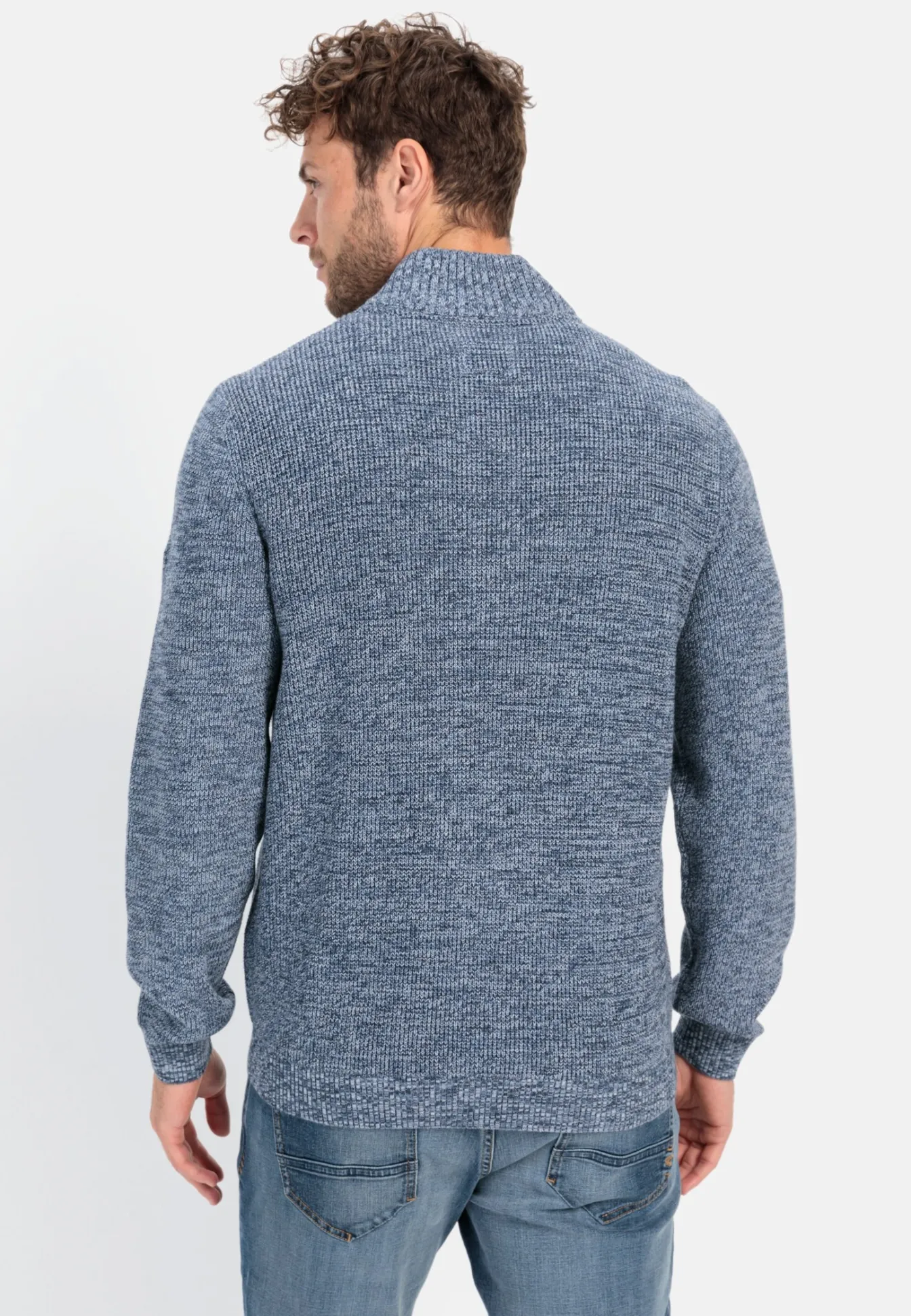 Herren Camel Active Pullover & Cardigan^Stricktroyer aus Baumwollmix