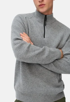 Herren Camel Active Pullover & Cardigan^Strick-Troyer aus reiner Wolle