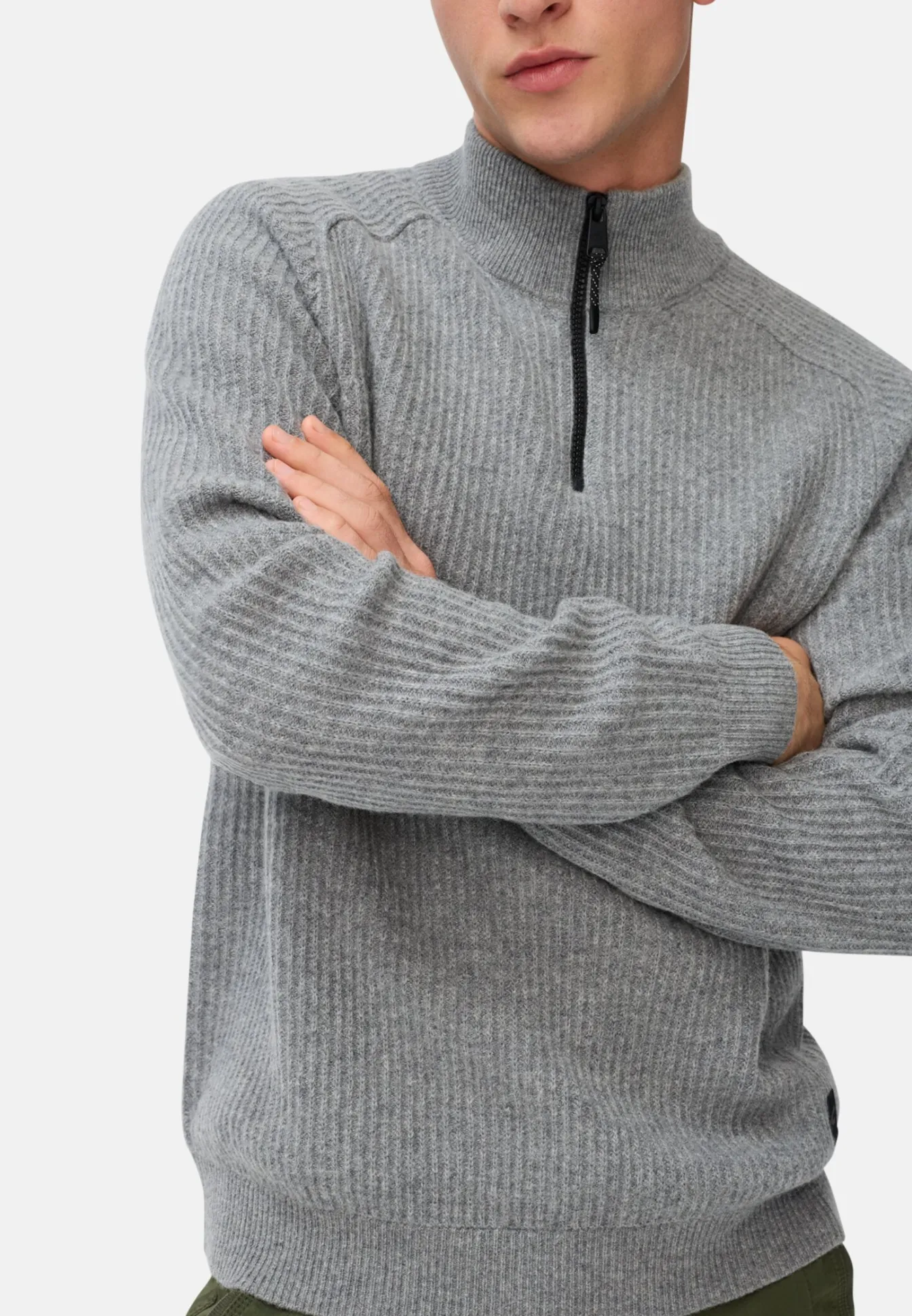 Herren Camel Active Pullover & Cardigan^Strick-Troyer aus reiner Wolle