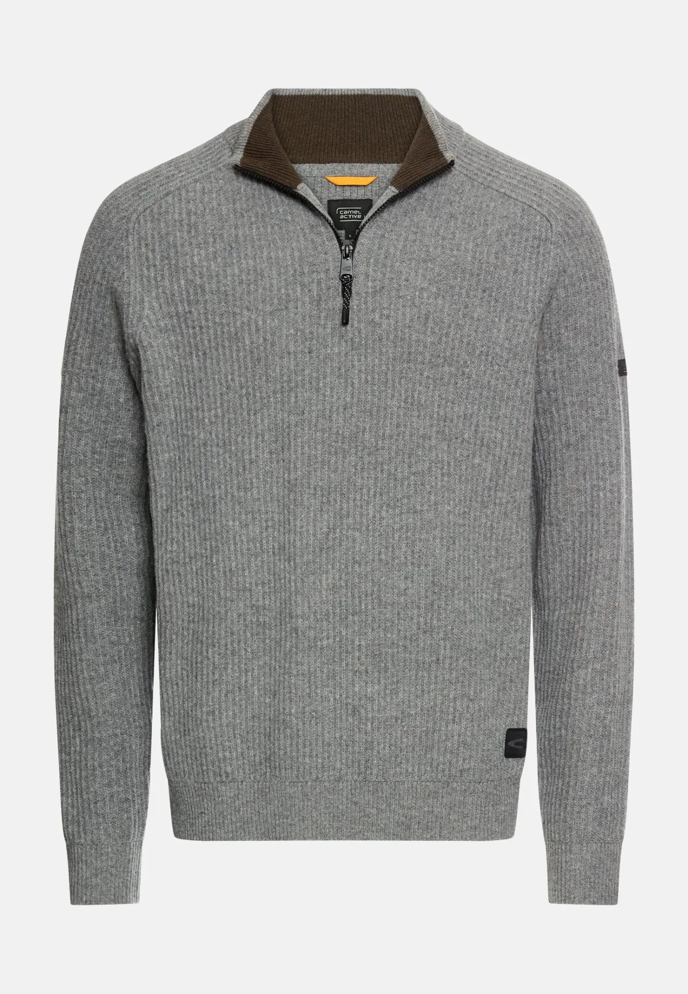 Herren Camel Active Pullover & Cardigan^Strick-Troyer aus reiner Wolle