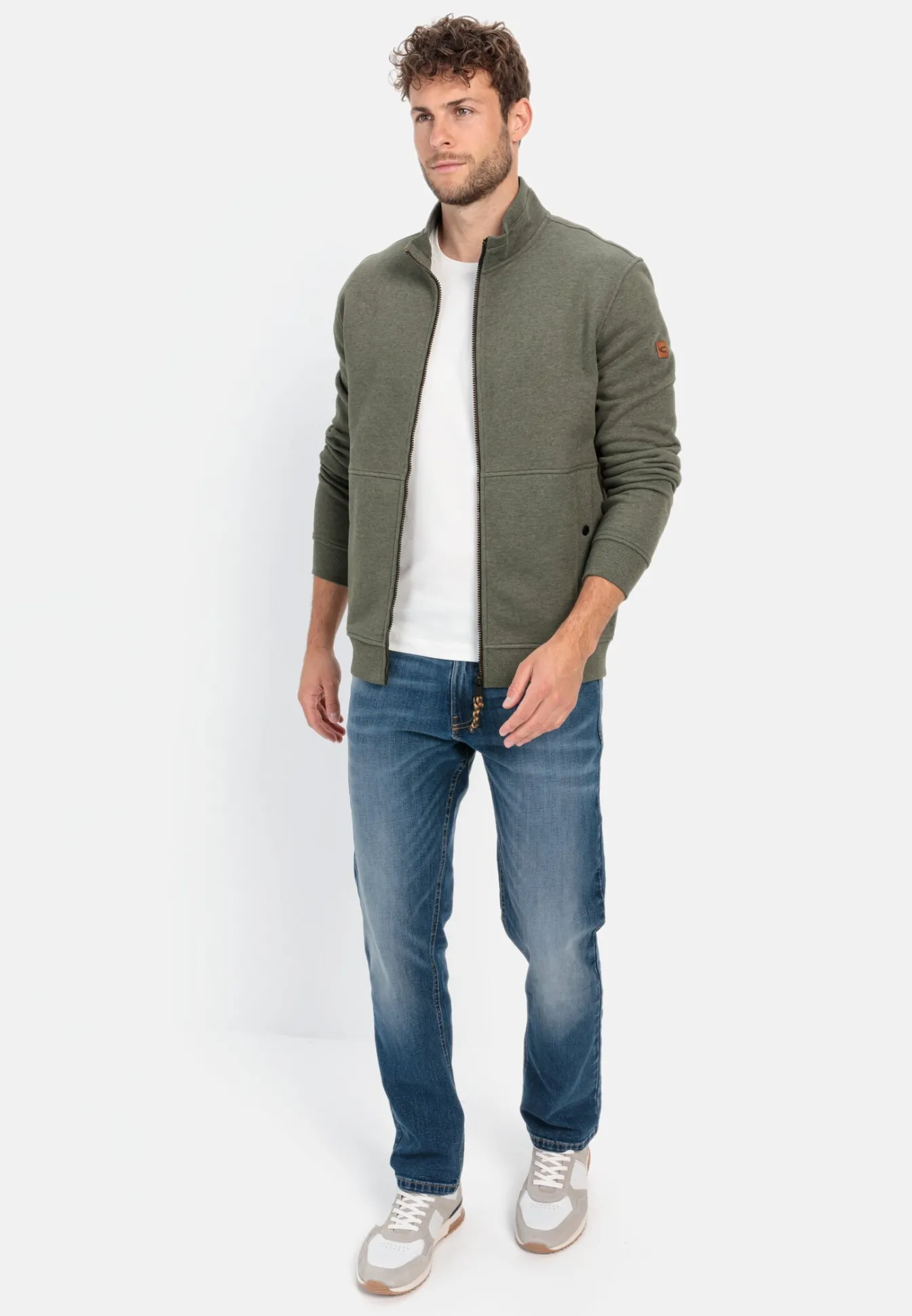 Herren Camel Active Sweatshirts & Hoodies^Sweatjacke aus einem Baumwollmix