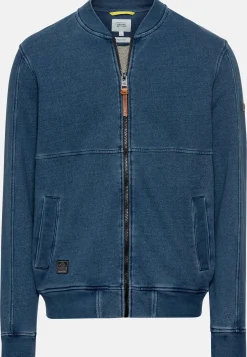 Herren Camel Active Sweatshirts & Hoodies^Sweatjacke in Denim-Optik