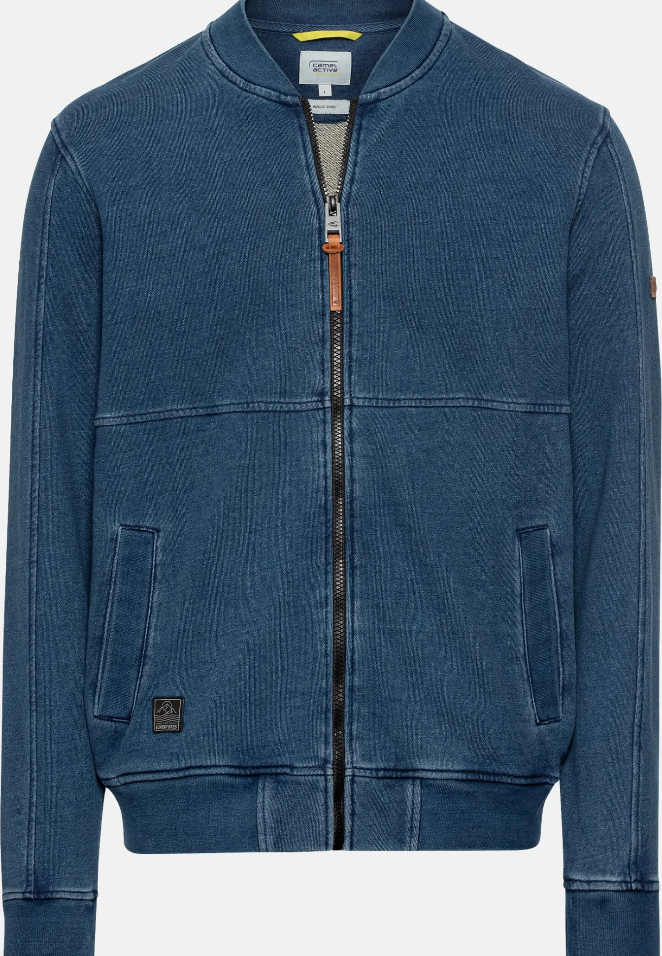 Herren Camel Active Sweatshirts & Hoodies^Sweatjacke in Denim-Optik