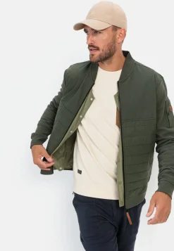 Herren Camel Active Sweatshirts & Hoodies^Sweatjacke mit Bomberkragen