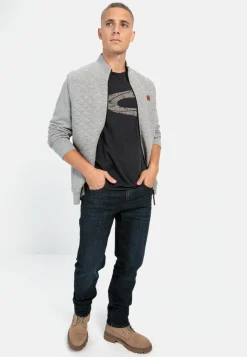 Herren Camel Active Sweatshirts & Hoodies^Sweatjacke mit Steppmuster