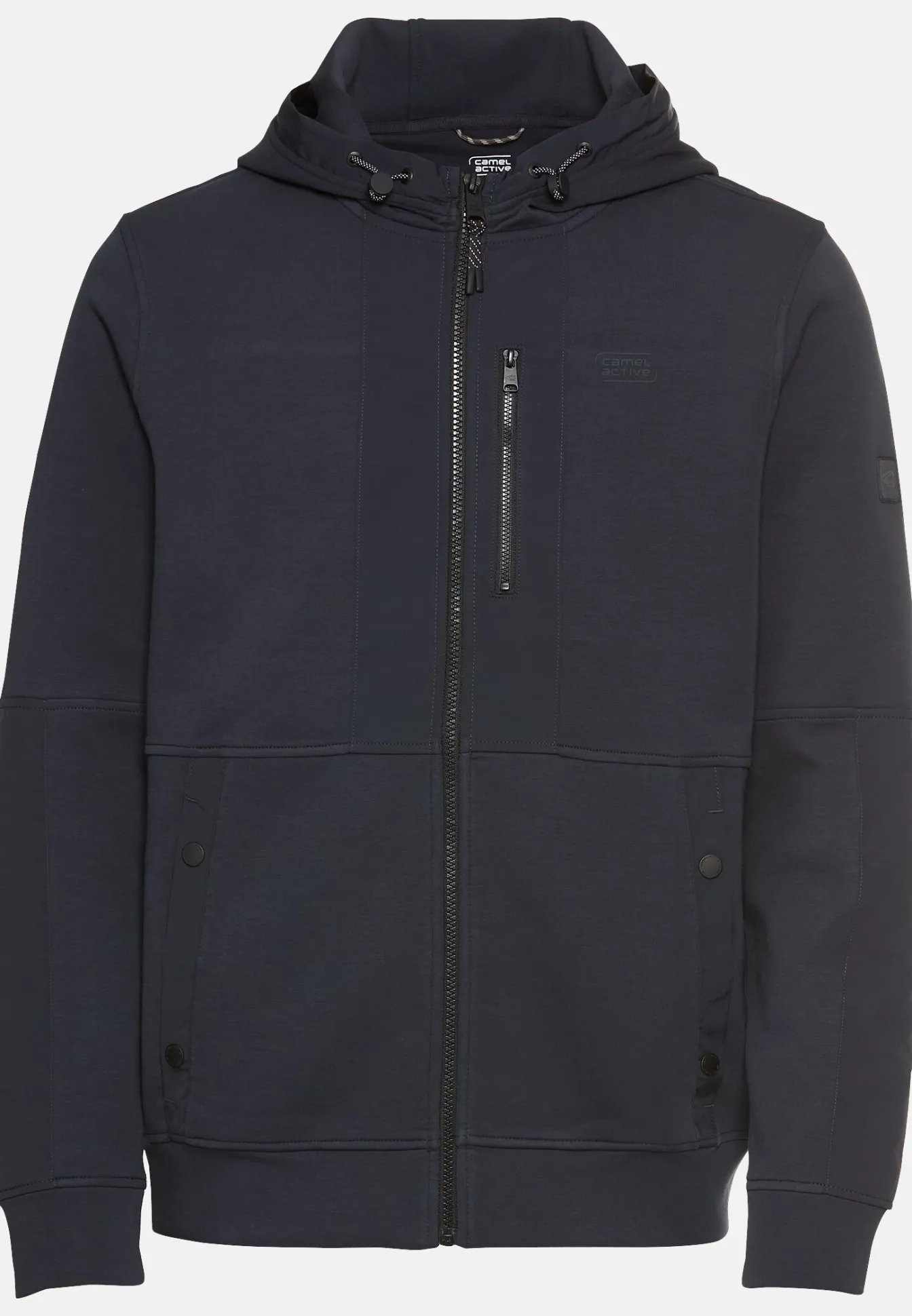 Herren Camel Active Sweatshirts & Hoodies^Sweatjacke mit 4-Way Stretch und kontrastierenden Details